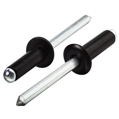 Linkup 70pcs pack 1/4'' x 3/8'' Black pop 1/4'' x 3/8''(6.4mm x 10mm),