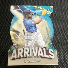 2024 Topps Finest - Arrivals Junior Caminero #A-8 (RC)