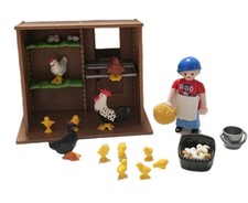 Playmobil 4492 Chicken Coop Hen House Farmyard.  Complete 