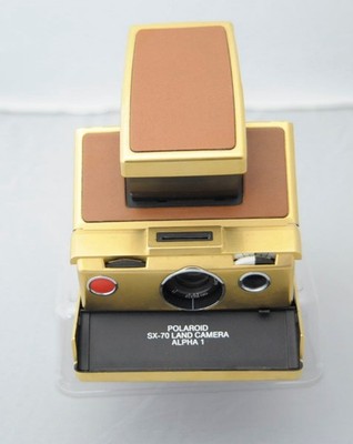 Polaroid SX-70 Land Camera alpha 1 Gold ''Mildret Scheel''
