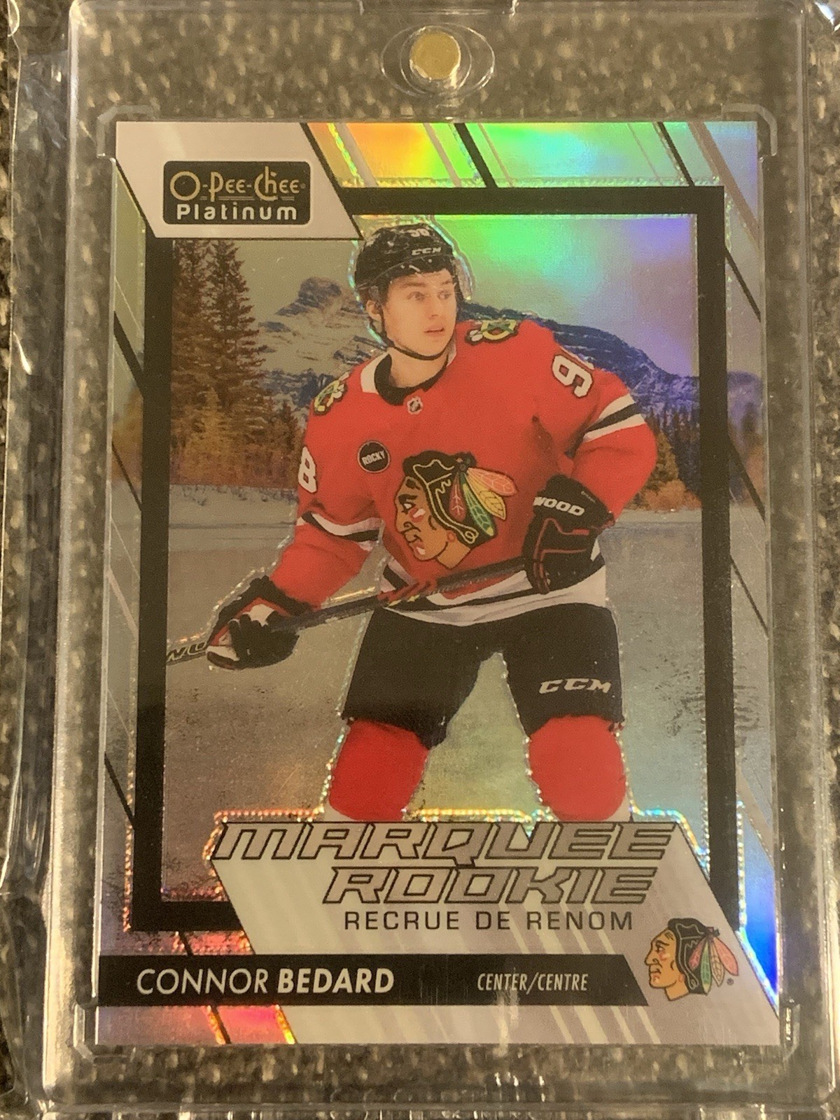 2023-24 O-PEE-CHEE PLATINUM POND HOCKEY CONNOR BEDARD #201