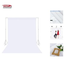 White Photography Backdrop - 5 x 7 FT White Backdrops for Photoshoot Backgrou...