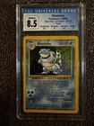 Blastoise Holo Base Set Unlimited Rare 2/102 CGC 8.5 w/ Subgades