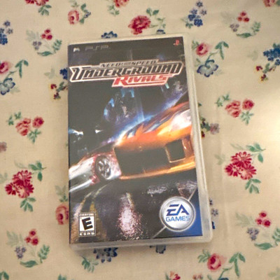 EA Need for Speed Underground Rivals (Sony PSP 2005) Manual Included Racing