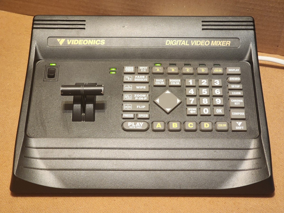 Vintage Videonics MX1 NTSC Digital Video Mixer Switcher VideoMixer