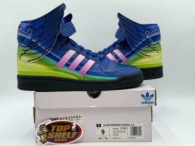 Jeremy Scott adidas Forum Wings 4.0 Motorsport Authentic Size 9