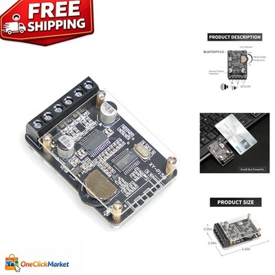Bluetooth Power Amplifier Module 20W Dual Channel Stereo for DIY Audio Projects