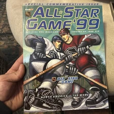 NHL 1999 ALL-STAR GAME OFFICIAL MAGAZINE JANUARY 24TH COMMEMORATIVE ISSUE 
