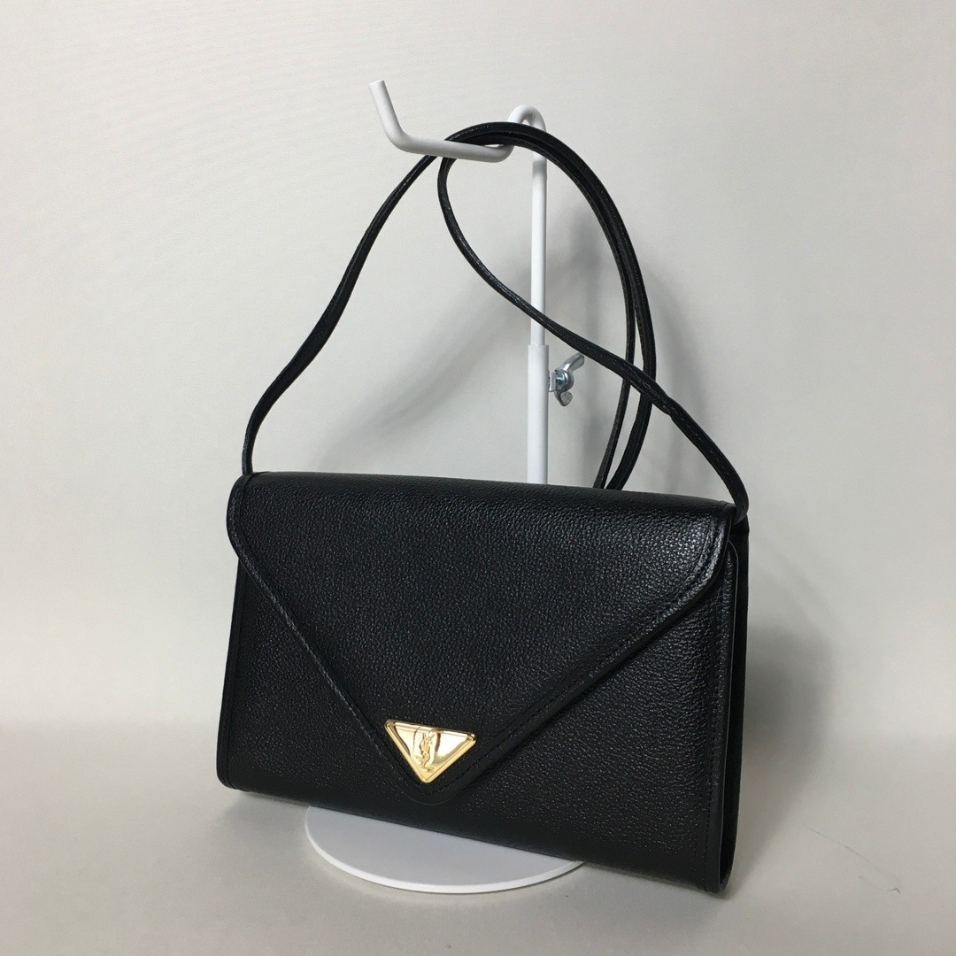 Borsa a tracolla 2505 320 Yves Saint Laurent nera logo Ysl