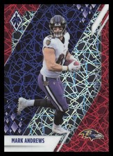 Mark Andrews 2021 Panini Phoenix Red Lazer /285 #8 Baltimore Ravens