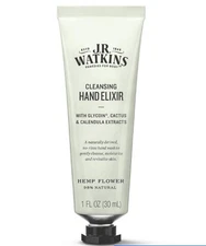 NEW J.R. Watkins Hand Elixir, No Rinse Hand Wash,1 Oz