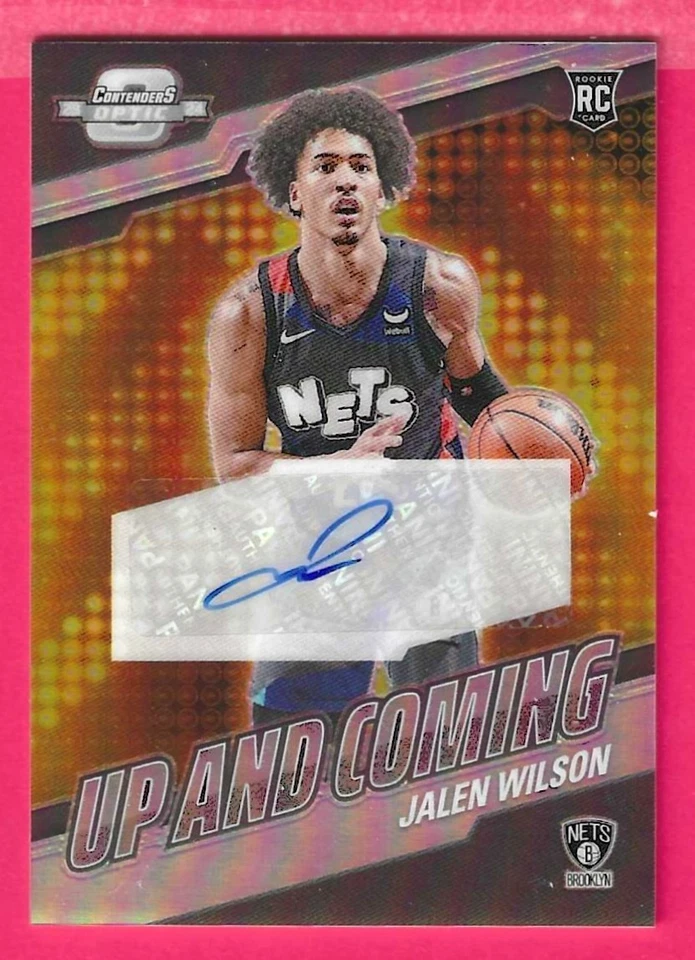 2023-24 Contenders Optic Jalen Wiilson Up and coming Rookie /125 Autograph Prizm - Image 2 of 4