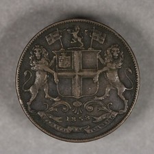 1858 India 1/4 Anna