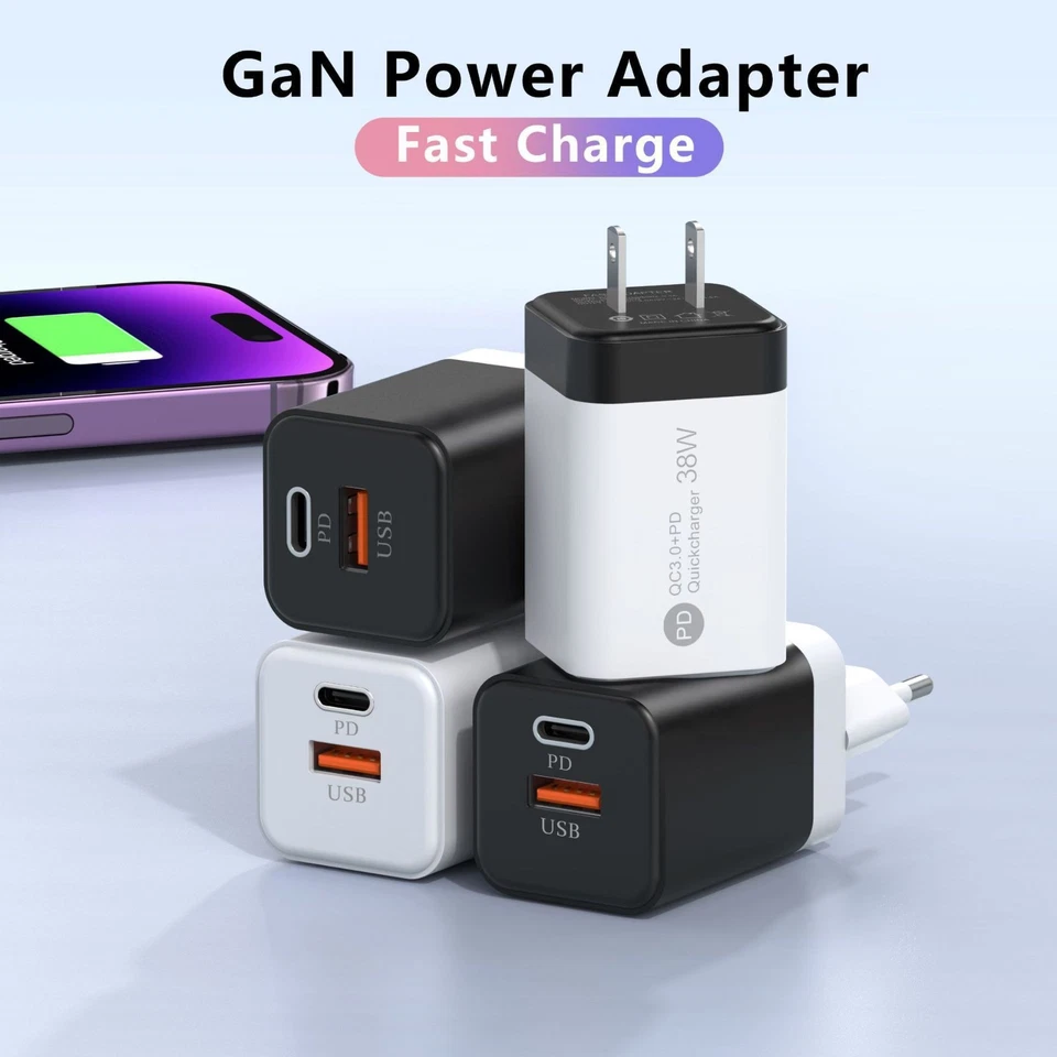 wholesale 38W Super Fast Charger Type C For iPhone 17 16 15 14 13 12 11 Pro Max - Image 2 of 4