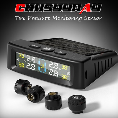 #ad TPMS 4wheel Real Time Tire Pressure Monitoring System forRVs amp;Cars 4 $20.99