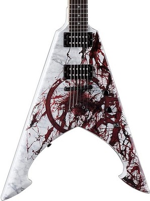 Dean Michael Amott Tyrant X Electric Guitar, Splatter
