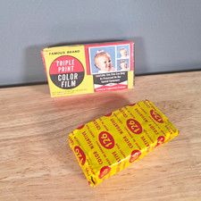 Vintage Famous Brand Triple Print 126 Color Film Exp 1/73 New Old Stock Sealed