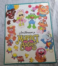 1988 Muppet Babies Jim Henson Poster Book Club 21 1/2" x 17"
