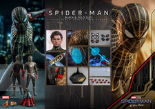Hot Toys MMS604 Spider-Man: No Way Home 1/6 Spider-Man Black & Gold Suit