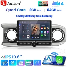 10.6"Android14 2+64G Carplay Car Radio GPS Navi WIFI For Toyota Tacoma 2016-2021