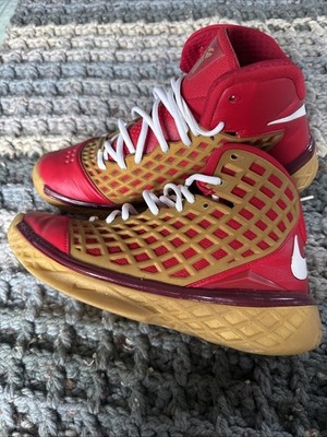 Nike Zoom Kobe 3 All Star West 2008 Red Gold Size 9.5 318090-171 Rare Authentic