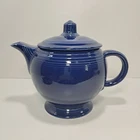 Vintage Fiestaware fiesta Homer Laughlin Cobalt Blue C-Handle Teapot USA 1937-51