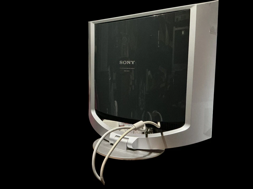 Sony SDM-HS73 TFT LCD Color Computer Display Vintage Flat Panel Monitor In Box - Image 4 of 4