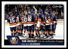 2016-17 O-Pee-Chee #634 New York Islanders New York Islanders Hockey Card