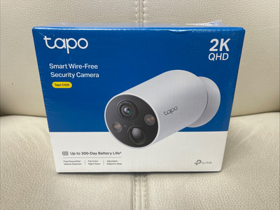 tp-link Tapo Smart Wire-Free Security Camera, 2K QHD (Tapo C425)