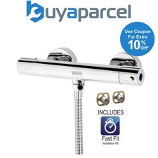 Bristan Zing Thermostatic Bar Mixer Shower Valve Only Cool Touch + Fast Fit Kit