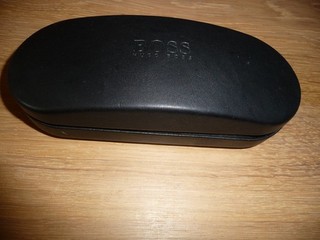 Hugo Boss Brand Black Hard Glasses case Stylish & lovely condition