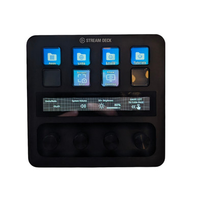 Elgato Stream Deck + (Black) Custom Control Pad w/ Dials - Excellent Condition