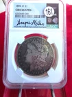 1894-O Morgan Silver Dollar - Circulated  Signed WAYNE MILLER