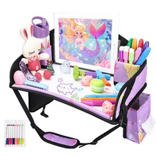 Kids Travel Tray for Toddler Car Seat, Road Trip Activities for Kid