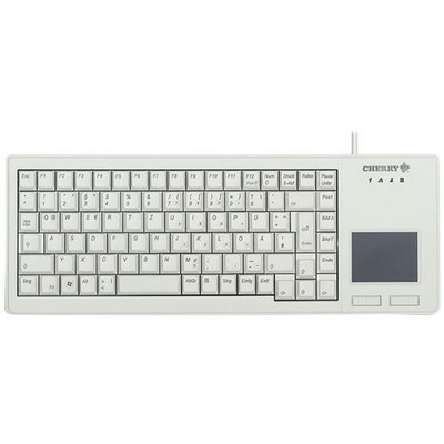 CHERRY XS Touchpad Keyboard Tastatur hellgrau 2,5m USB-Kabel G84-5500LUMDE-0