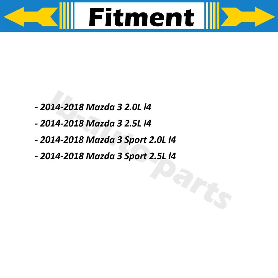 Manguera de freno delantera 2x para Mazda 3 Sport 2014-2018 2,5 L Foto 2 de 4