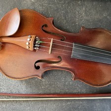 Vintage Copy Of Antonius Stradivarius Faciebet Anno 17 W/ Case, Made Is USA