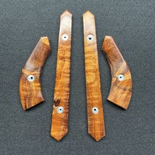Ruger M77 Mk2 Zytel Boat Paddle Skeleton Stock Inserts Hawaiian Koa