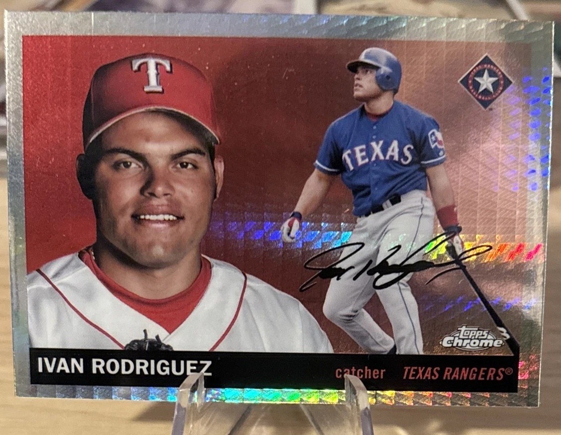 2025 Topps Chrome Platinum Anniversary - Ivan Rodriguez #494 Prism Refractor