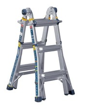 5 in 1 Multi Position Pro 14 ft. Reach Aluminum Adjustable Multi Position Ladder