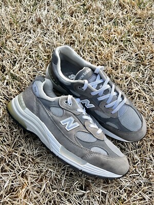 CLEAN New Balance 992 USA Castlerock Grey Size 8.5 Mens shoes