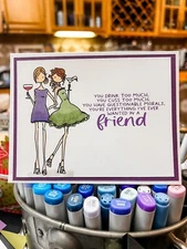 Stampin Up Card Kit Girls Friends Celebration 🎉
