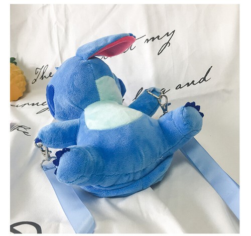 Lilo Stitch Crossbody Bag Plush Hand Messenger Toy Purse Phone Bag Gift - Picture 11 of 12