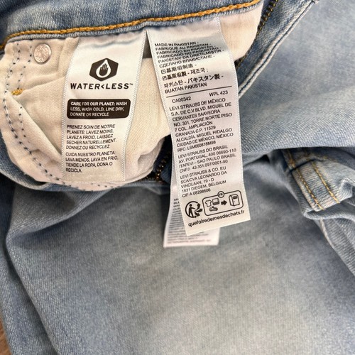 Levi's 725 High Rise Bootcut Women's Light Blue Jeans Size 28x32 - Picture 8 of 13