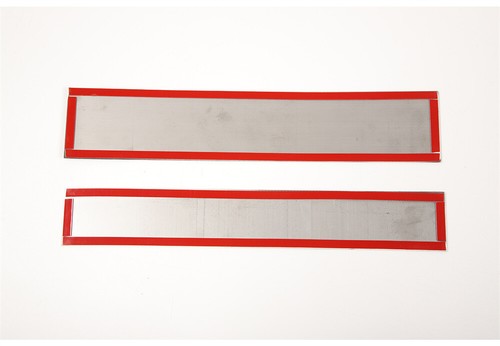 2×Chrome Steel Rear Window Strip Trim Decor Cover Fit for Dodge Ram 1500 2018-22 - Bild 9 von 9