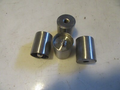 A114 EQUIPMENT LEG RISERS SET OF 4  2 7/8'' T 1/2 13 THREAD FREE SHIPPING