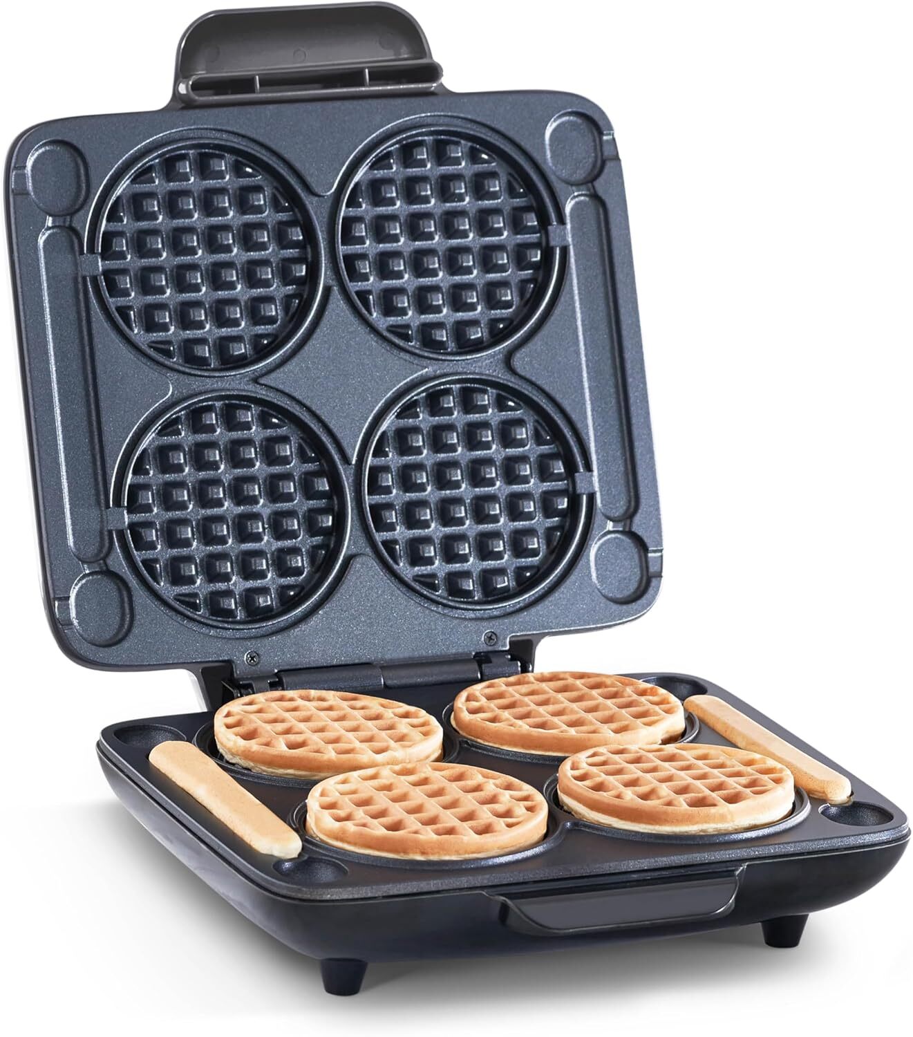 Multi Waffle Maker Waffle Molds Nonstick Waffle Iron with Quick Nonstick Surface-image