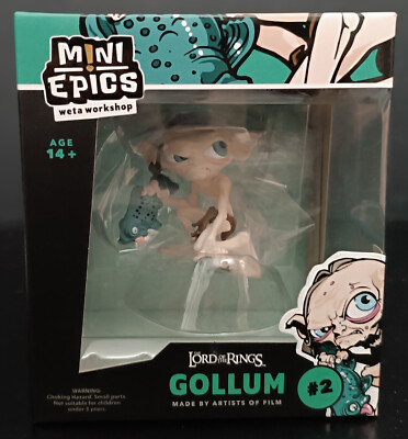 WETA WORKSHOP 2021 MINI EPICS #2 LORD OF THE RINGS LOTR GOLLUM FIGURE