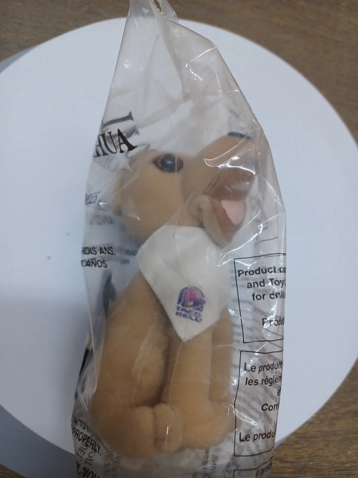 Chihuahua Dog  7'' Plush Stuffed Animal Toy Collectibles Taco Bell Hungry - Image 2 of 4