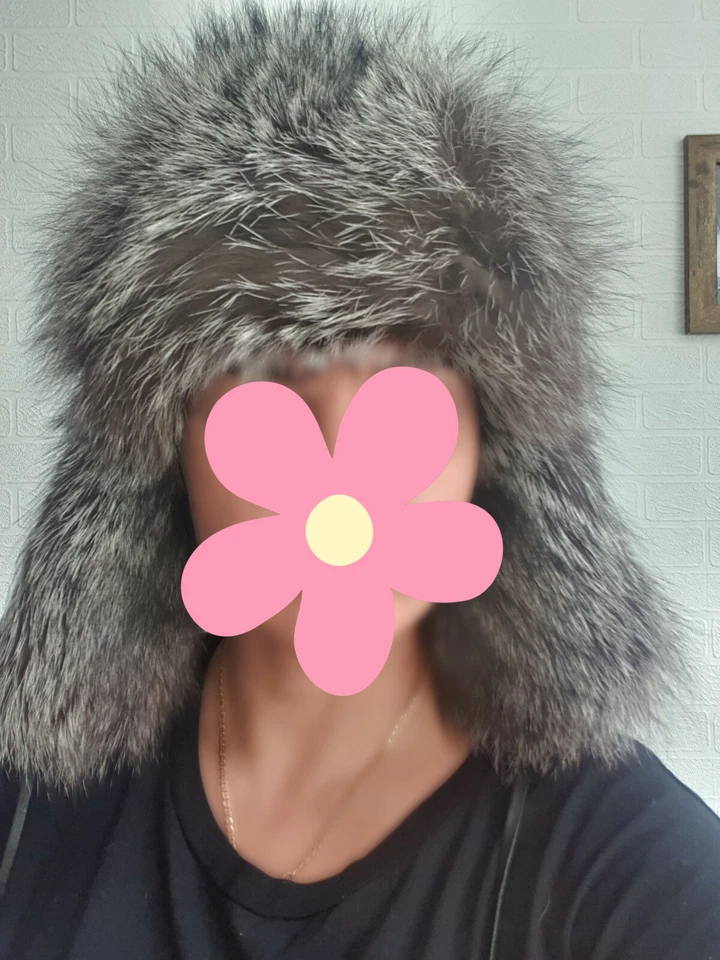 Rusiian чернобурка шапка шапка ушанка - Изображение 2 из 4